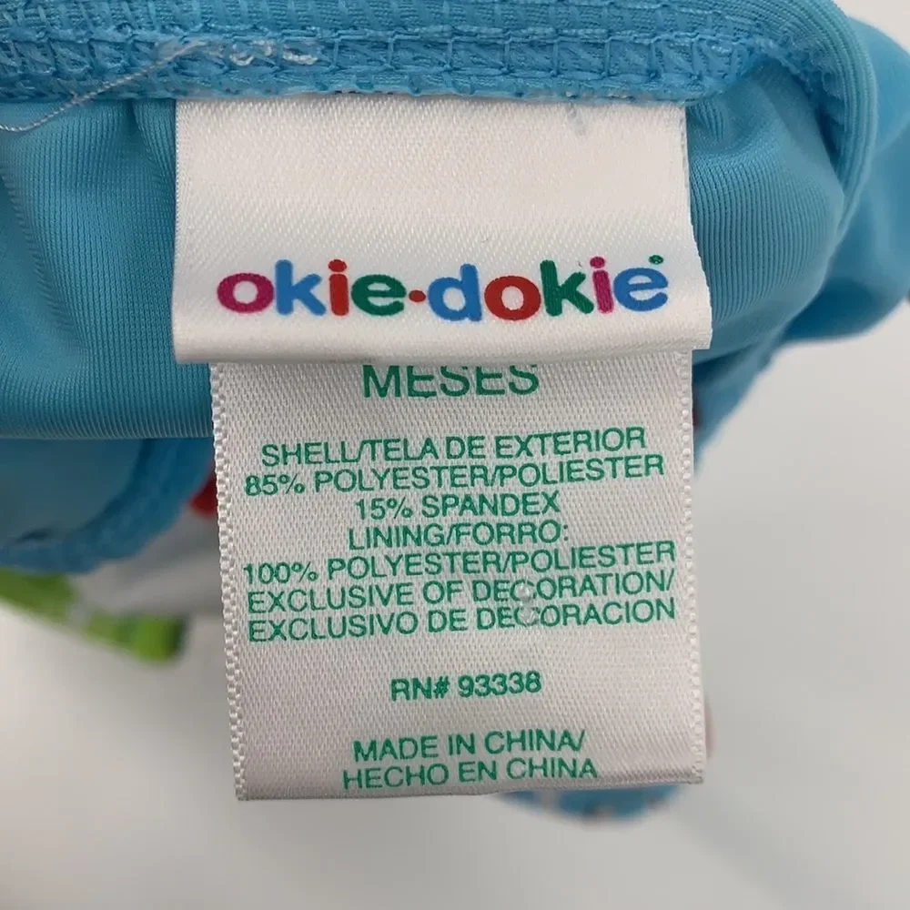 Okie-Dokie Watermelon Swimsuit‎ Sz 12M